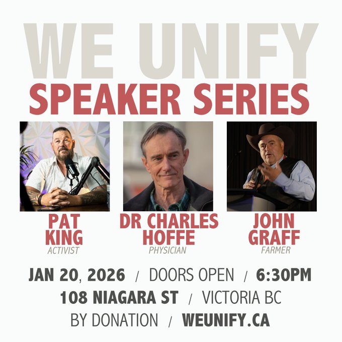 We Unify Speaker Series:  Dr. Charles Hoffe, Pat King and John Graff