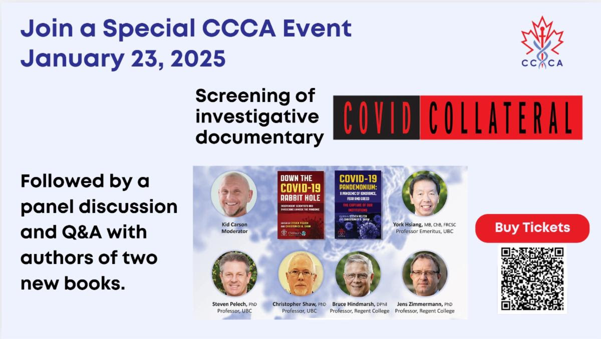 CCCA Book Launch and COVID Collateral Film Screening